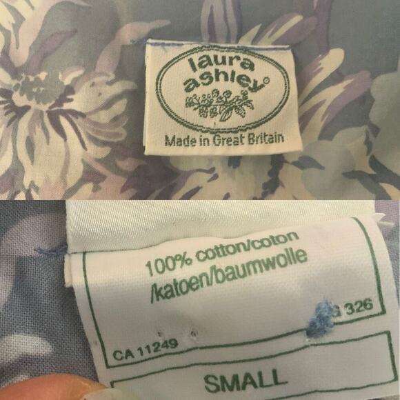 Laura Ashley Vintage Floral Cotton Jumpsuit - Picture 11 of 12